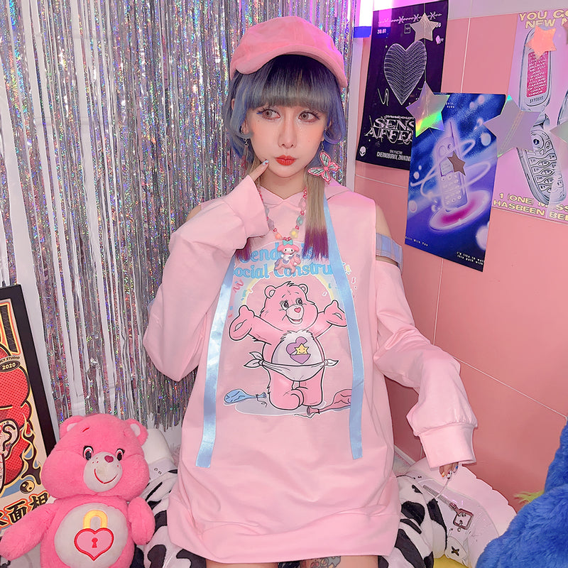 Pink Cartoon Hoodie  PL52716