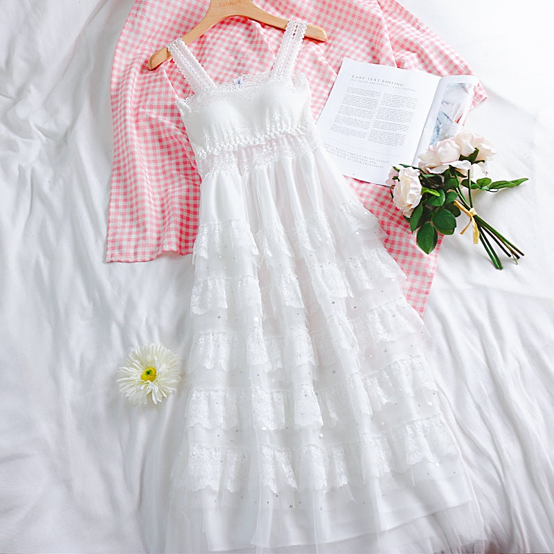 White lace dress   PL50289