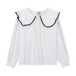 Vintage White Shirt Top  PL52266