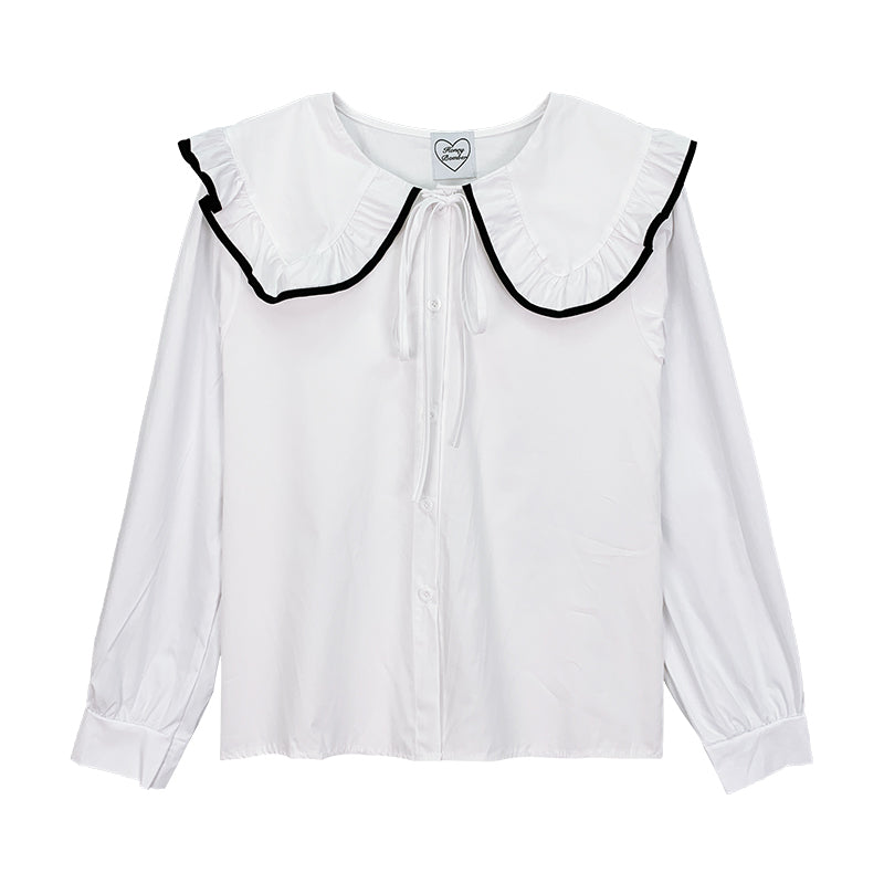 Vintage White Shirt Top  PL52266