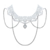 Lace tassel necklace PL51494