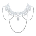 Lace tassel necklace PL51494