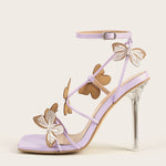 Purple high heels PL51148