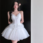 white slip dress  PL52677