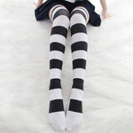 Lolita striped over-the-knee socks PL51361