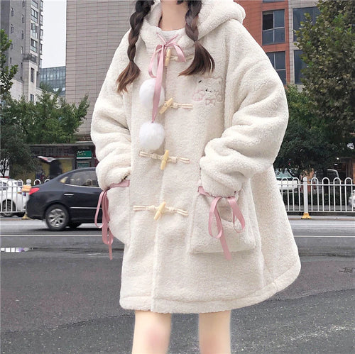 Japanese cute bear plush coat  PL52658