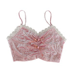 Pink velvet camisole PL51963