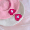 Pink Embroidered Beret  PL52561