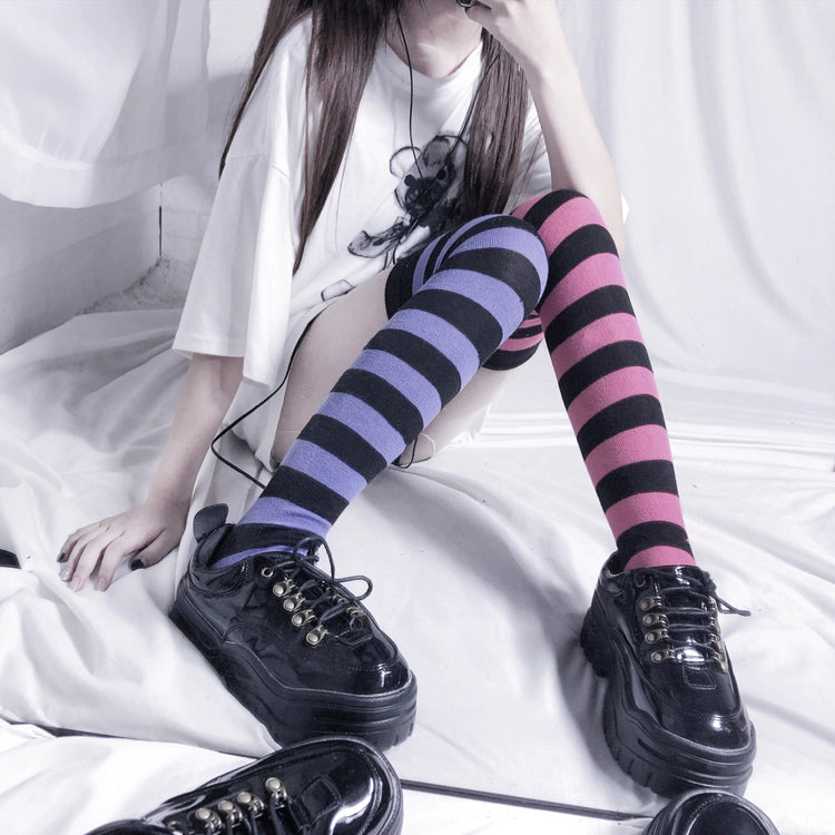 Striped stockings PL20987