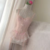 Pink lace bodysuit PL51110