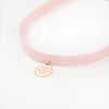 Pink cat's paw necklace PL51329