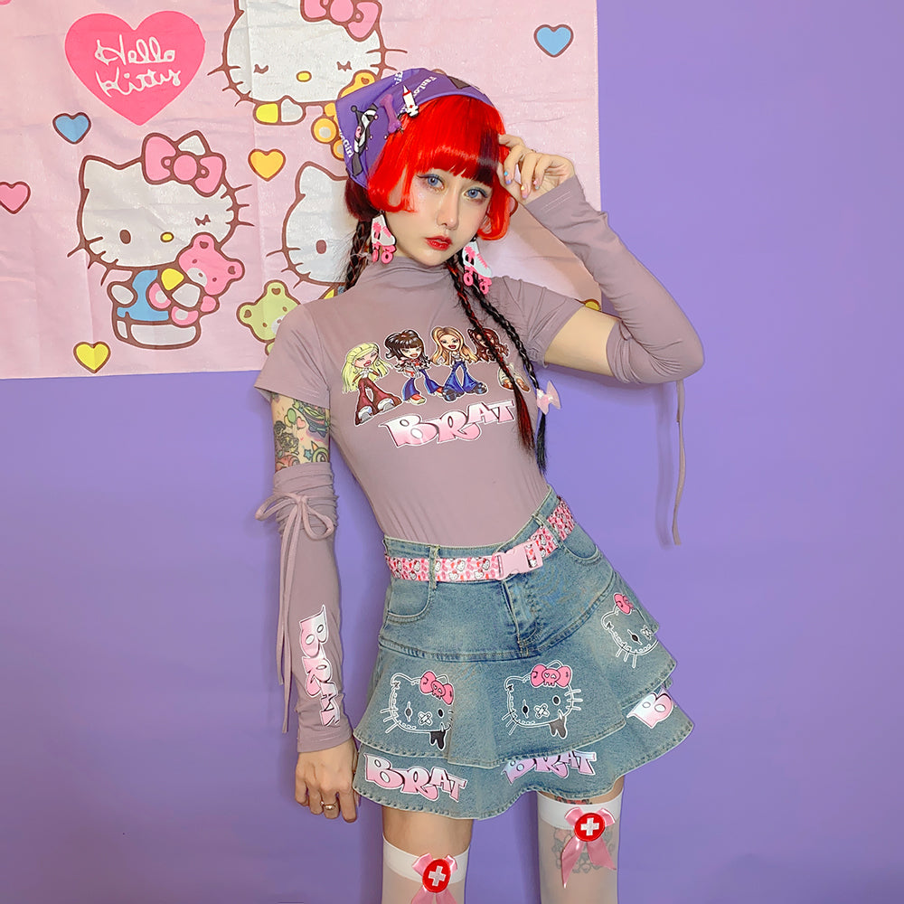 Cute cartoon skirt PL51490