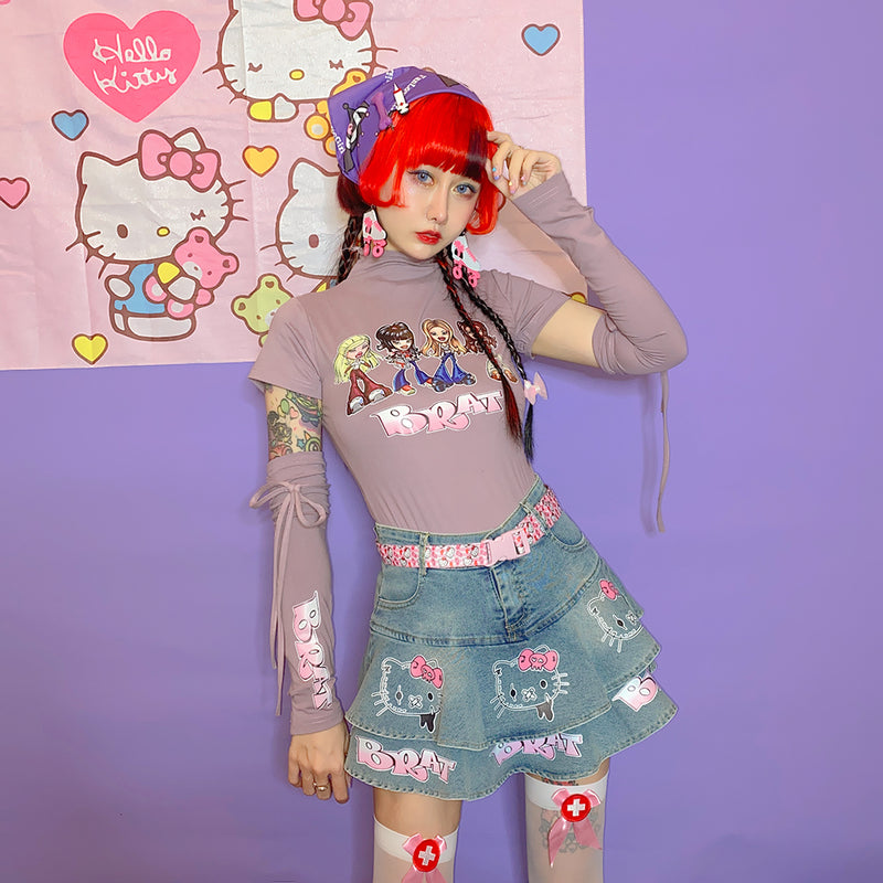 Cute cartoon skirt PL51490