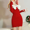 CHRISTMAS BOW DRESS  PL52703