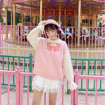 Cute pink angel sweater PL51287