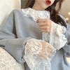 Lace bottoming shirt PL52073