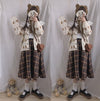 Lolita Plaid Skirt PL21137