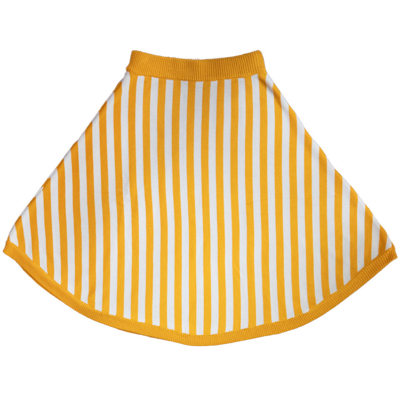 Yellow Striped  Skirt  PL52507