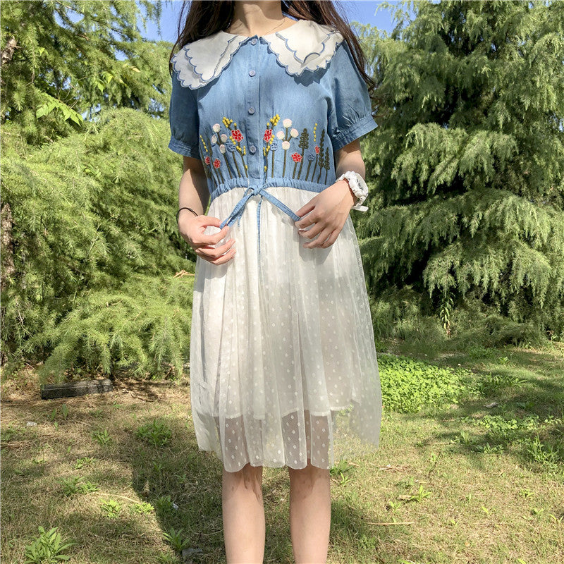 Lolita stitching dress PL20349