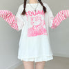 Cute Print Long Sleeve T-shirt PL52002