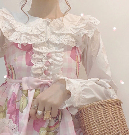 lolita lace shirt  PL52645