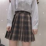 Lolita plaid A-line skirt PL20256