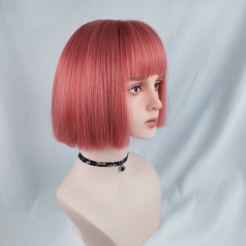 Short Pink Wig PL50154