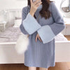 Long knitted dress PL51046