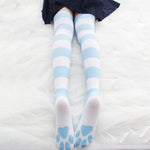 Lolita striped over-the-knee socks PL51361