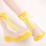 Transparent jelly shoes PL20913