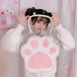 Cute cat paw bag PL50852