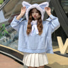 Cute rabbit ears hooded sweater PL21143