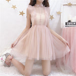 Pink mesh dress PL50187