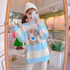 cartoon striped sweater  PL52512