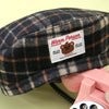 Cute plaid beret PL51140