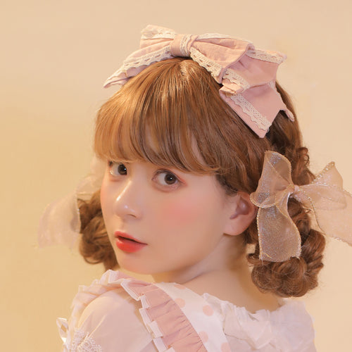 Lolita Headband Bow Hair Clip PL52365