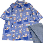 Harajuku cartoon print shirt  PL52572