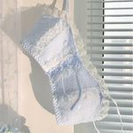 blue lace bra PL52199