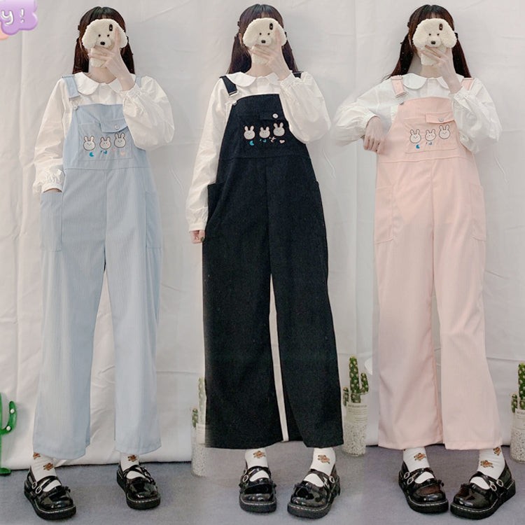 Rabbit cartoon overalls PL50775