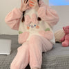 Pink plush pajamas  PL52810