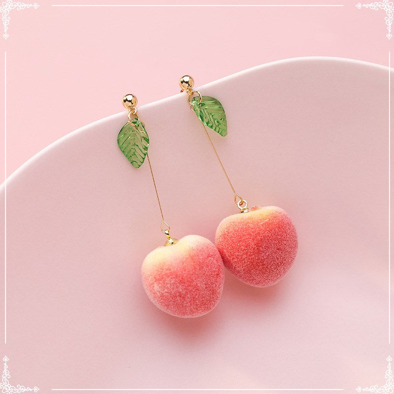 Lovely peach earrings  PL50889