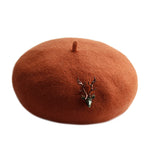 David's deer pin beret PL21193