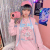 Pink Cartoon Hoodie  PL52716