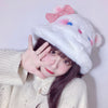 Lovely bow plush hat PL51879