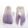 Lolita gradient color long straight wig PL51722