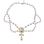 Bow Pearl Necklace PL51847