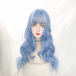 Harajuku Light Blue Long Wig PL51483