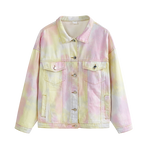 Gradient denim jacket PL51441