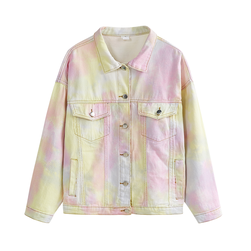 Gradient denim jacket PL51441