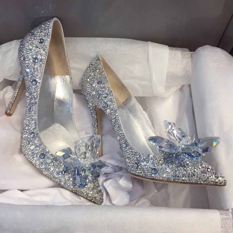 Cinderella crystal high heels PL51862